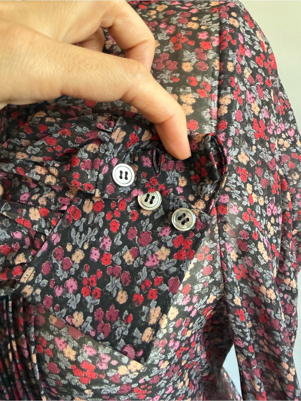 Junya Watanabe Comme des Garçons sheer floral dress - Picture 9 of 10
